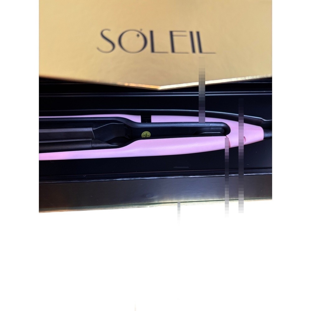 Soleil Dynamic Styler Baby Pink Ceramic Hair Straightener L10HSD-B46 450F New - Picture 3 of 6